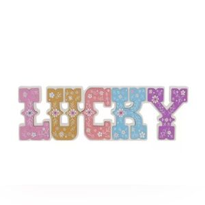 “LUCKY” Vegas Cowgirl Decor ✨ 14” Multi-Color